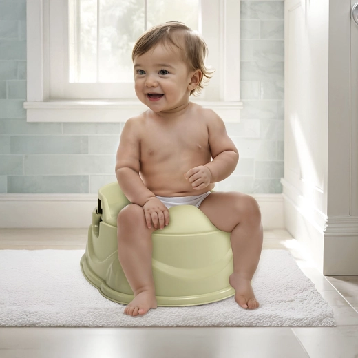 3-in-1: potje, WC-verkleiner en krukje