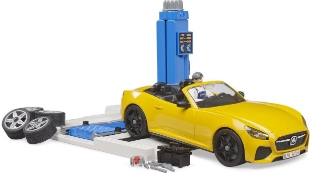 Gedetailleerde roadster en realistisch spel
