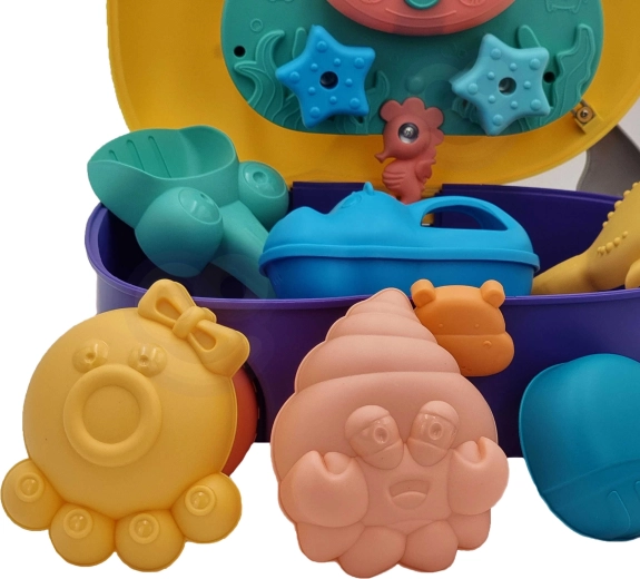 Complete set voor in het zand