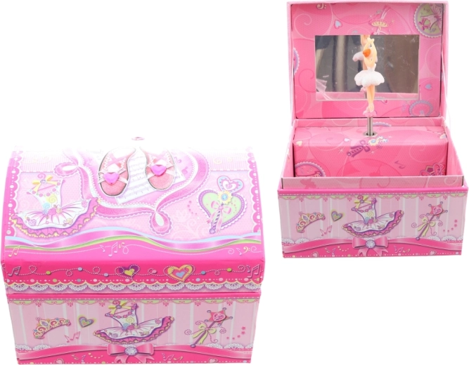 Draaierende ballerina en melodie