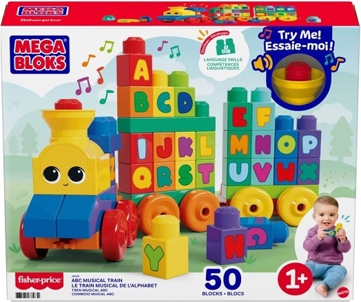 Fisher-Price Musical ABC Train with Blocks