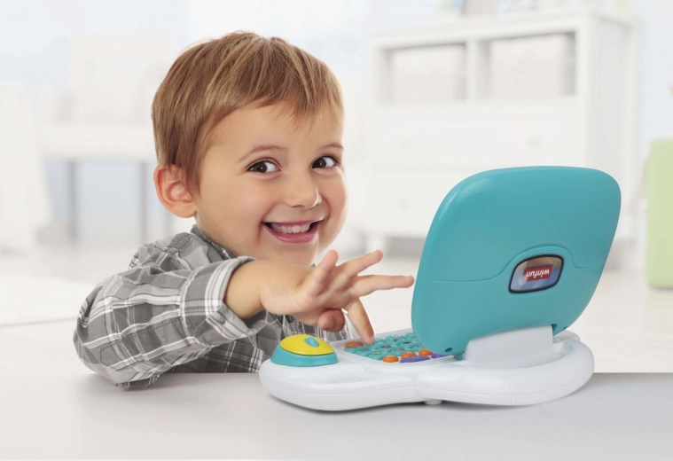 Teaches letters, numbers, and shapes