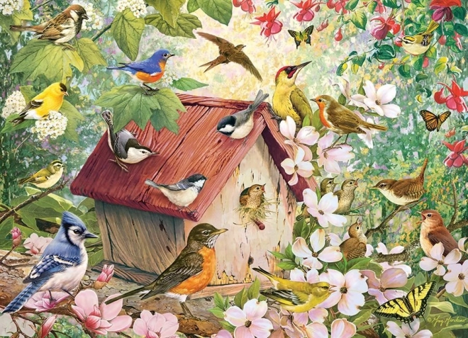 Puzzle COBBLE HILL Printemps en fleurs 1000 pièces