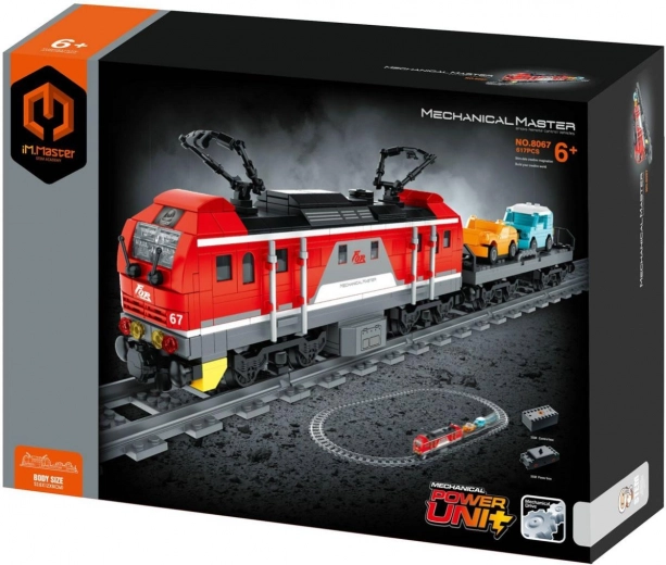iM.Master Building Set RC Train with Tracks and Rechargeable Pack, 617 pieces