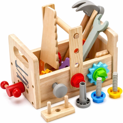 Tout dans une seule boîte – outils et pièces de construction