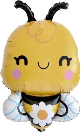 Bee-shaped foil balloon