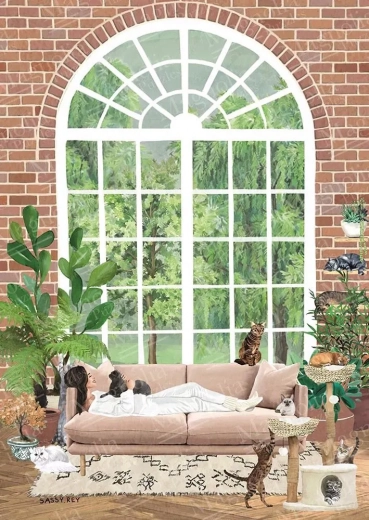 Puzzel Kattenopvang 1000 stukjes MAGNOLIA