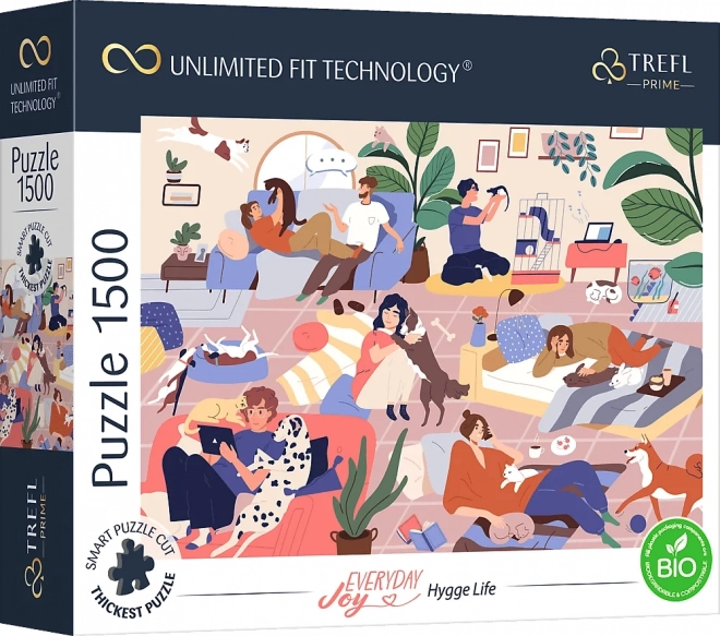 Puzzle TREFL UFT Everyday Joy – Entspanntes Leben, 1500 Teile