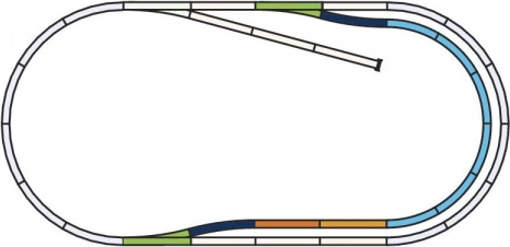 Piko C Track Set for Parallel H0 Line