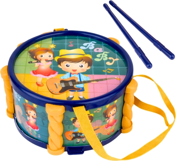 Trommel met draagriem voor ritmisch speelplezier