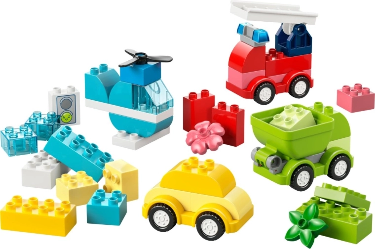 First vehicle building set for toddlers
