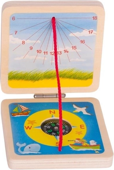 Zakzonnewijzer met kompas