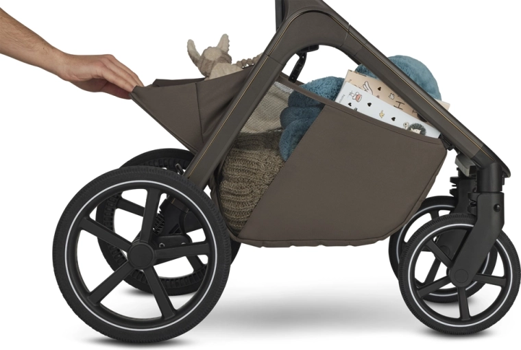 Grand panier et conduite confortable sur tous les terrains