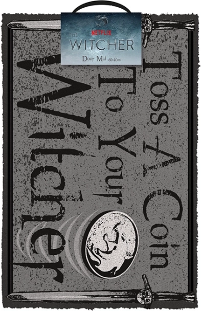 Doormat The Witcher – Toss a Coin