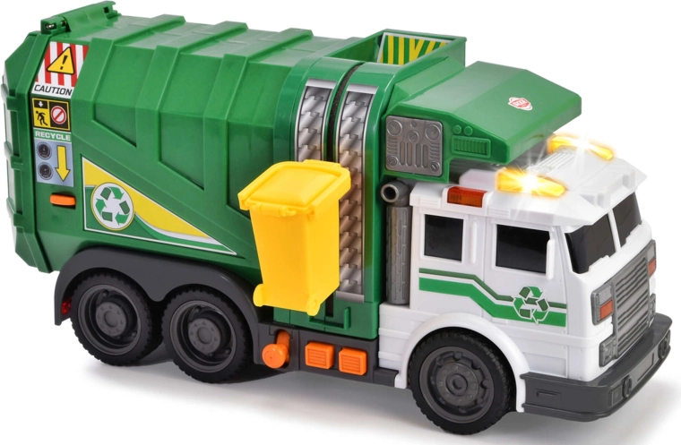 Werkende lift voor de vuilnisbak