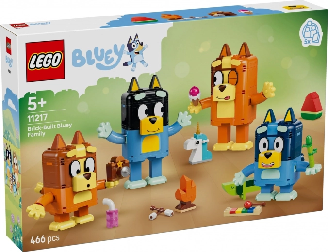LEGO Bluey Familie Bluey aus Bausteinen