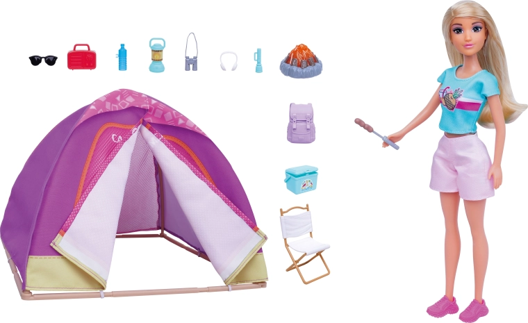 Lichtgevend kampvuur voor een realistische sfeer