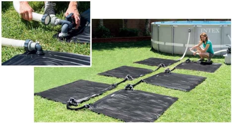 Système modulaire pour piscines plus grandes