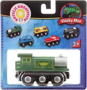 Trains Max – locomotive verte