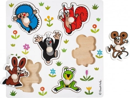Wooden Peg Puzzle LITTLE MOLE – small