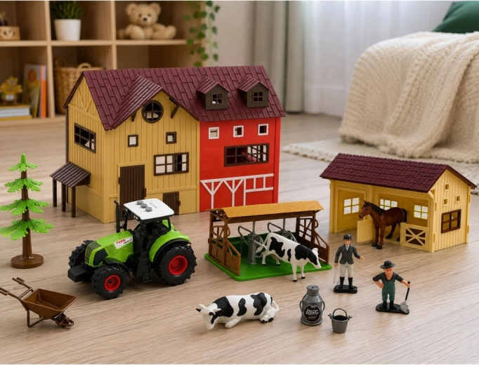 Set de 37 pièces pour des histoires de ferme créatives