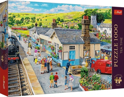 Trefl puzzle Premium Plus Tea Time – Train Station 1000 pieces