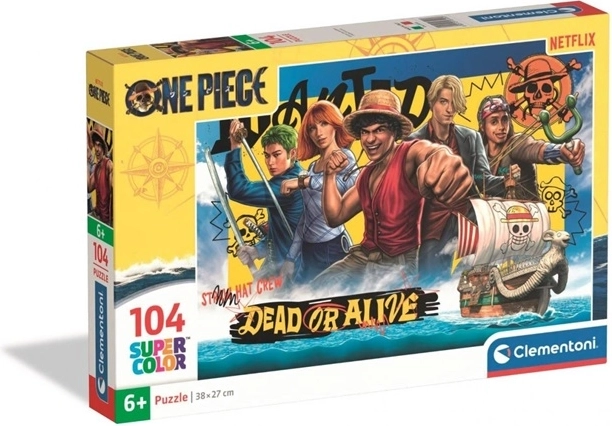 Puzzle Clementoni One Piece Netflix 104 pièces Super Color