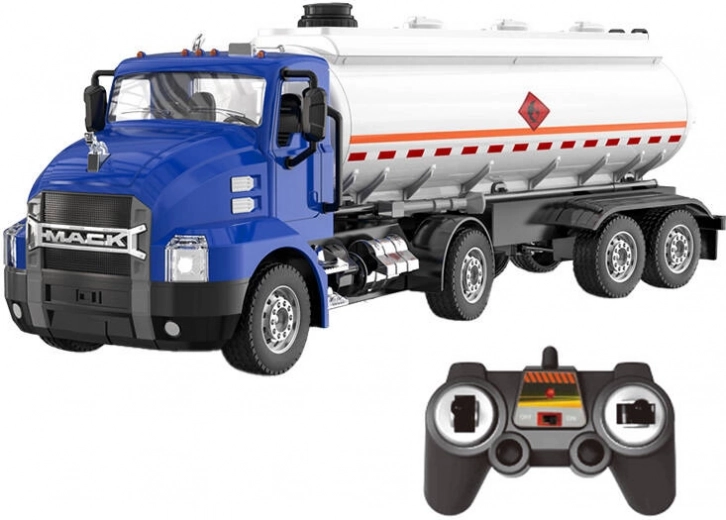 Op afstand bestuurbare tankwagen 1:26 Double Eagle (blauw)