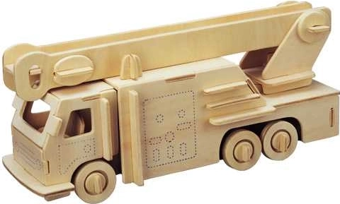 Wooden 3D Puzzle Fire Truck WOODCRAFT