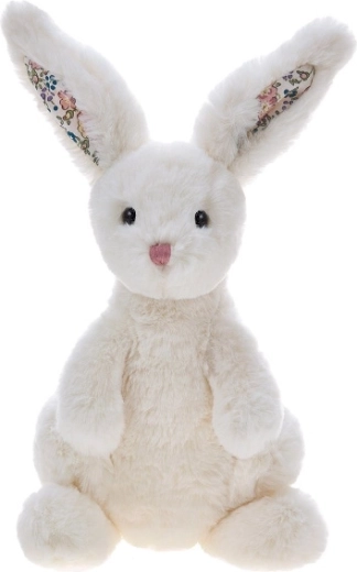 Lapin en peluche Enrico vanille 23 cm