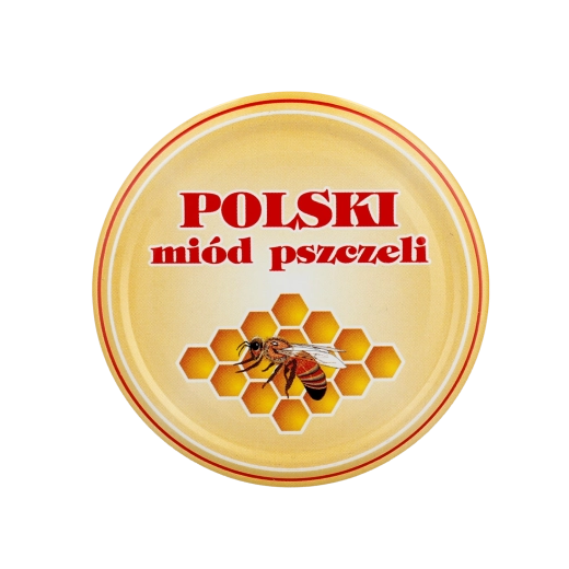 Einmachdeckel Ø 82 mit Bienenmotiv