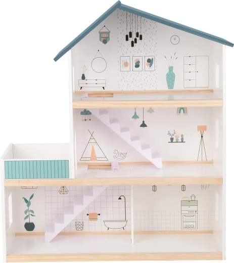 Open driedelig ontwerp voor gemakkelijke toegang