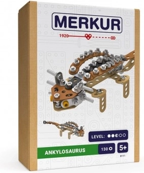 MERKUR Building Set Ankylosaurus, 130 pieces
