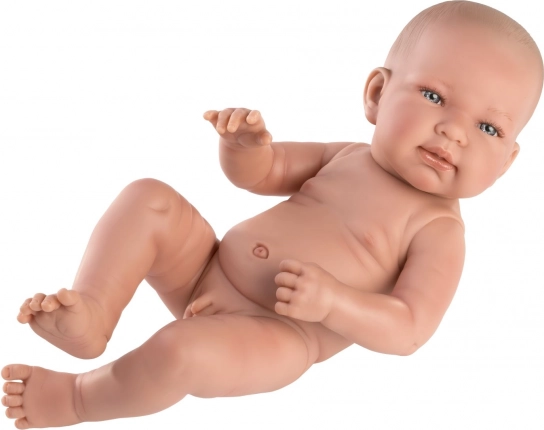 Llorens New Born garçon – poupée réaliste bébé avec corps tout en vinyle 40 cm