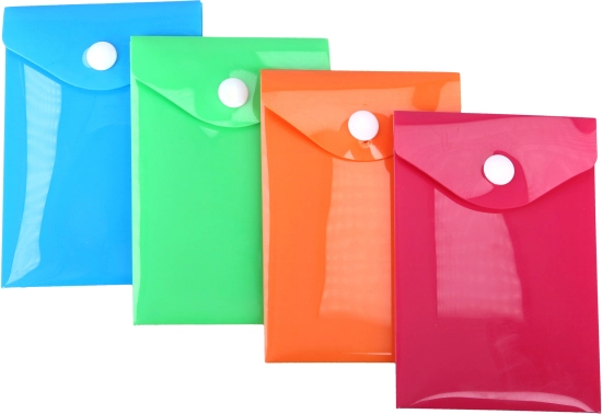 Snap-button folder 11.5 × 8 cm