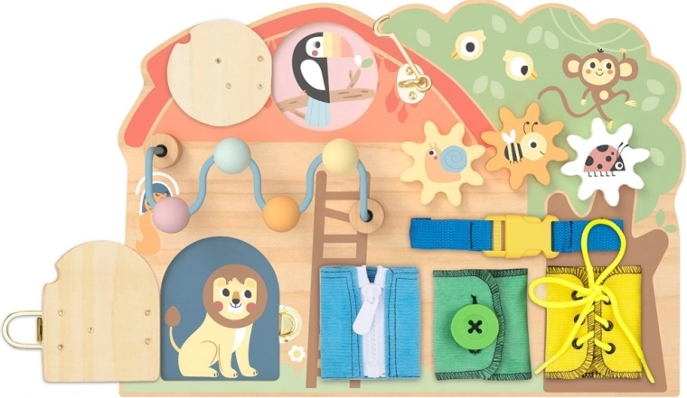 Planche de jeu Maison avec animaux