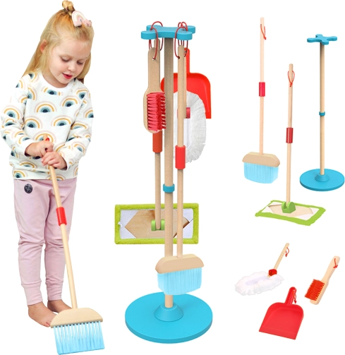 Ensemble de nettoyage pour enfants Tooky Toy 6 pcs