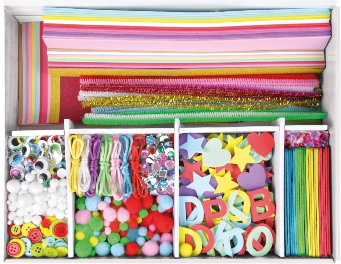 Bis zu 800 Teile für grenzenloses Basteln