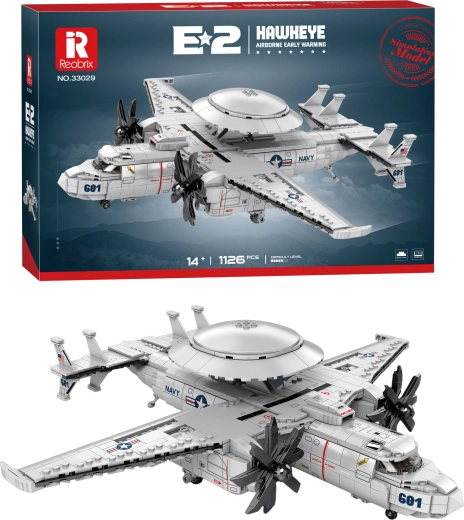 Maquette d’avion d’alerte avancée E-2C Hawkeye (1126 pièces)