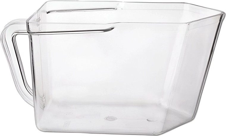 Boîte alimentaire en plastique transparente (bac de rangement)