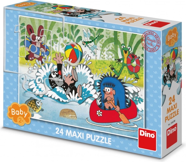 Puzzle DINO Little Mole in Water 24 maxi pieces