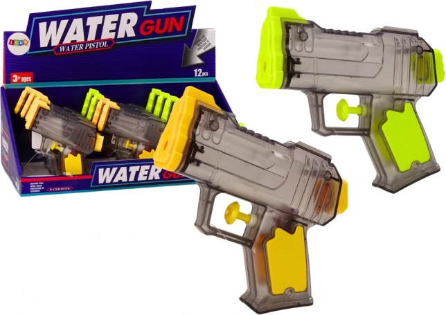 Small Water Gun Transparent Yellow Orange