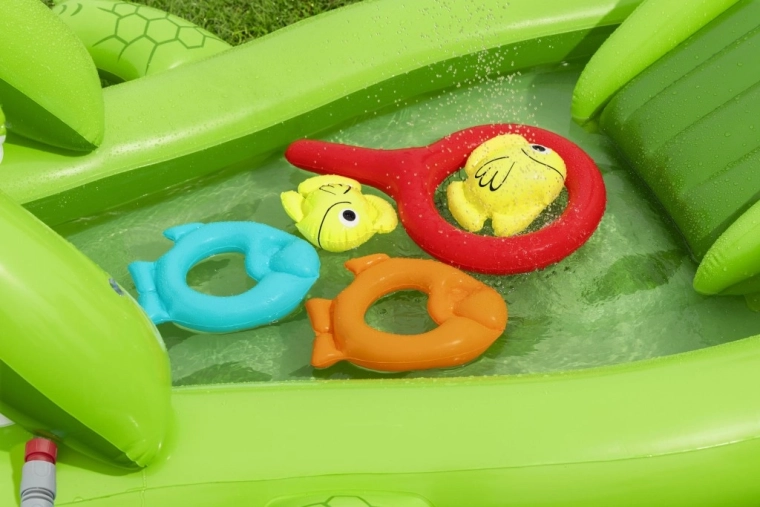 Fish and ring games to develop coordination