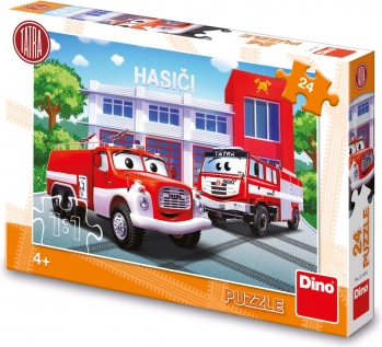 Dino Puzzle Firefighters 24 Pieces