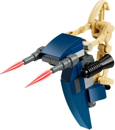 STAP speeder et roues dissimulées pour un mouvement fluide