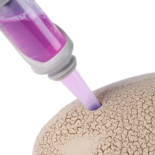 Realistic shell cracking and surprise moment