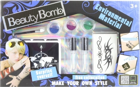 Glitzer-Tattoo-Set für Kinder