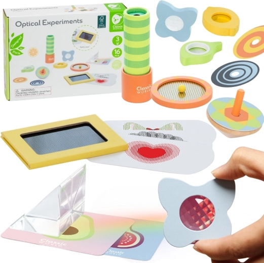Kit classique d’expériences optiques pour enfants