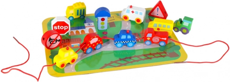 Sturdy wooden pieces for small hands