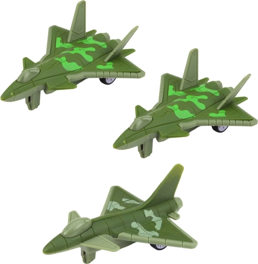 Pull-back fighter jets